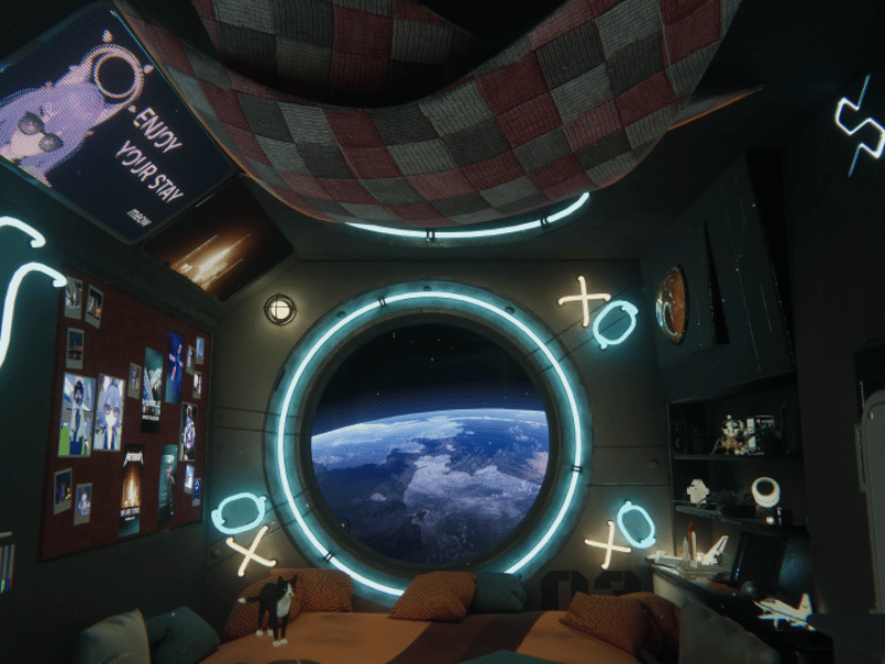 Spaceguy's Space StationのVRChatワールド画像