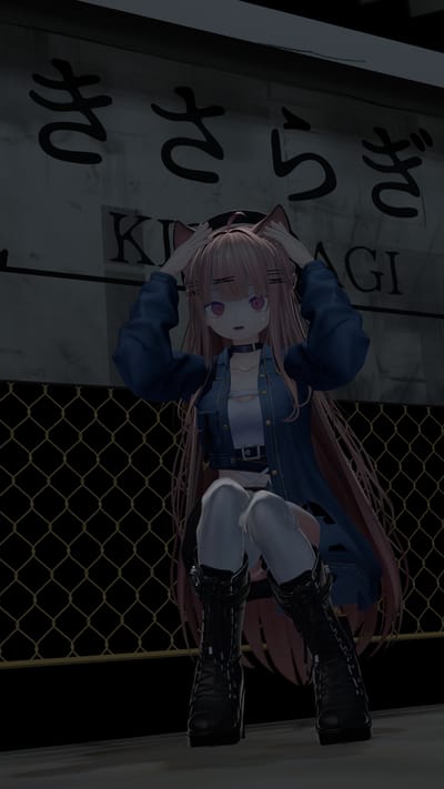 あるてちゃんさんがきさらぎ駅で撮影したVRChat写真