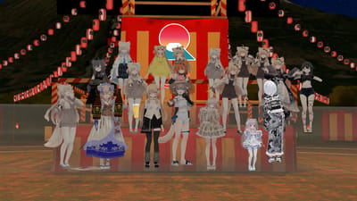 Rin869さんがフジヤマ納涼祭2026 〜 あなたと繋がる夏 〜で撮影したVRChat写真