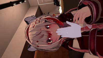 яιzυさんが禁忌ǃǃベッドの上で焼肉をするワールドで撮影したVRChat写真