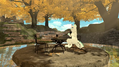 かずやまさんが秋の朝-Morning Autumn-で撮影したVRChat写真