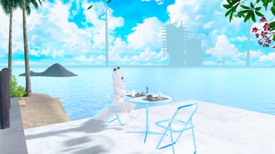 かずやまさんが陽と風の届く場所-Where Sunlight and wind Reach-で撮影したVRChat写真