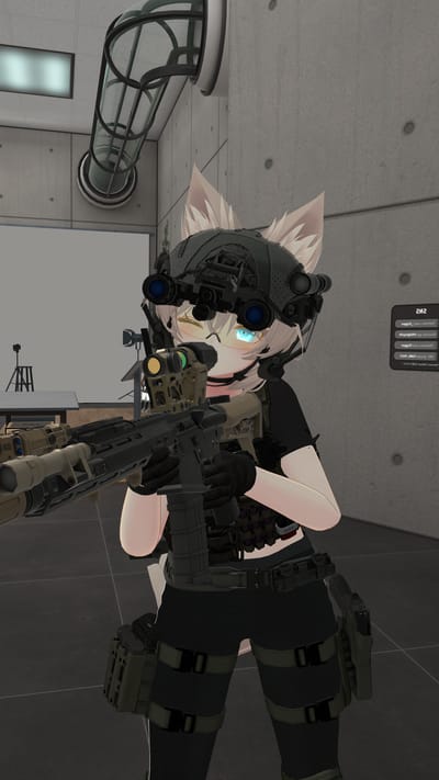 ぬこらいんさんがAvatar Testing Chamberで撮影したVRChat写真