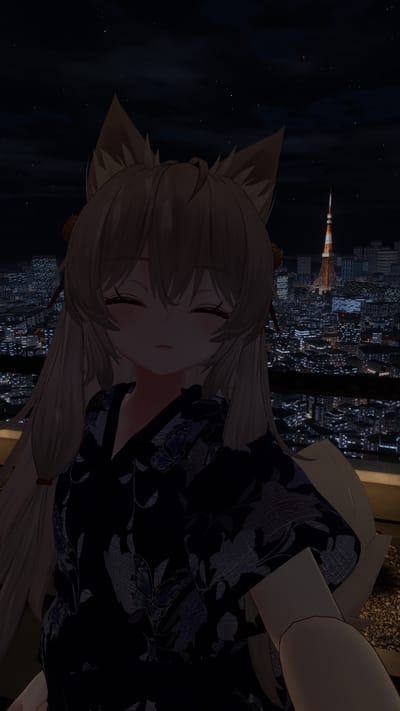 ぬこらいんさんが眠らない都会の片隅でで撮影したVRChat写真