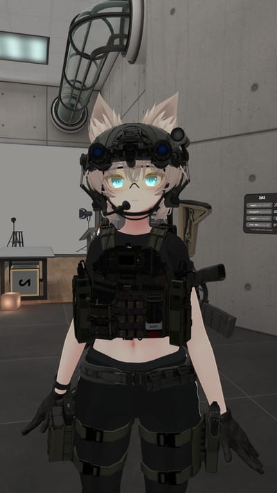 ぬこらいんさんがAvatar Testing Chamberで撮影したVRChat写真