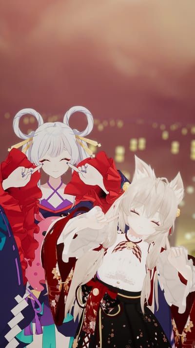 ぬこらいんさんが【公式】仮想空間＜ツクヨミ＞【超かぐや姫！】で撮影したVRChat写真