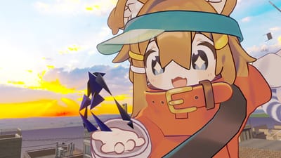 風来人さんが撮影用ワールド『巨大化アバター大暴走！』で撮影したVRChat写真