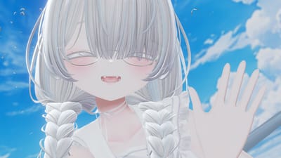 ひかりさんが夏雲に置いてきた約束で撮影したVRChat写真