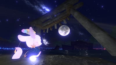 たぬきリスさんが彼岸花の或る場所で撮影したVRChat写真