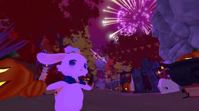 たぬきリスさんが森のハロウィン Halloween in the forestで撮影したVRChat写真