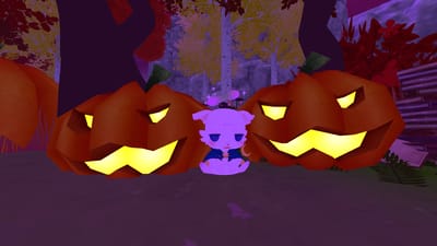 たぬきリスさんが森のハロウィン Halloween in the forestで撮影したVRChat写真