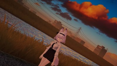 リア・オルクさんが茜葛川-あかつがわ-で撮影したVRChat写真