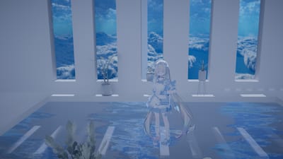iCHiGOさんがWhite Complex 深層の複合施設で撮影したVRChat写真