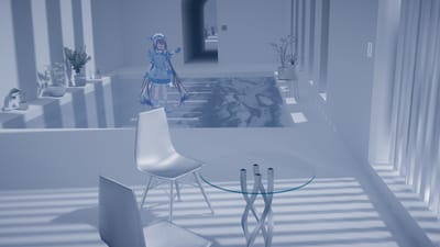 iCHiGOさんがWhite Complex 深層の複合施設で撮影したVRChat写真