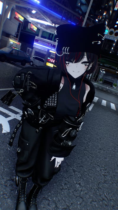 BGAさんがLiminal Tokyo Streetで撮影したVRChat写真