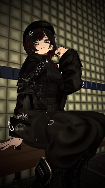 BGAさんがK市地下道で撮影したVRChat写真