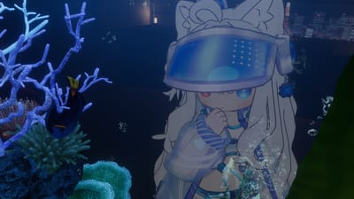白姫かなたさんが夜とポケットで撮影したVRChat写真
