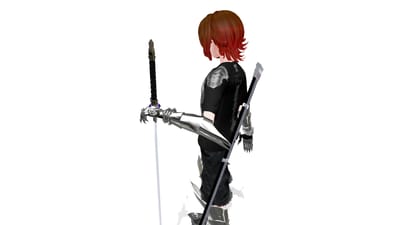 Ishkanderさんが白背景で写真を撮るワールドで撮影したVRChat写真