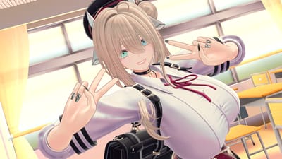 樟葉くずのはさんがJapanese School and Homeで撮影したVRChat写真