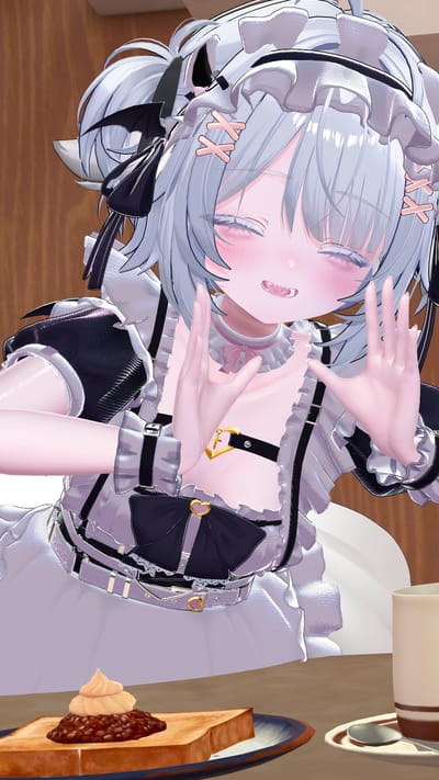楠木あおいさんがCoffee＆Cigarettes -どこかで見た街-で撮影したVRChat写真