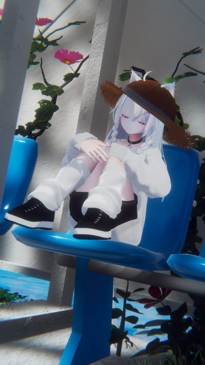 mireilleさんがWaiting ⁄ 待ちで撮影したVRChat写真