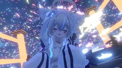 ニャベスさんがTSUKUYOMI_星降る海で撮影したVRChat写真