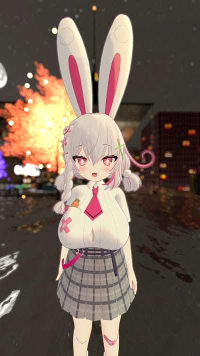 雪白之火さんがBar NEKOMANMA PC questで撮影したVRChat写真