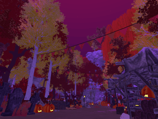 森のハロウィン Halloween in the forestのVRChatワールド画像